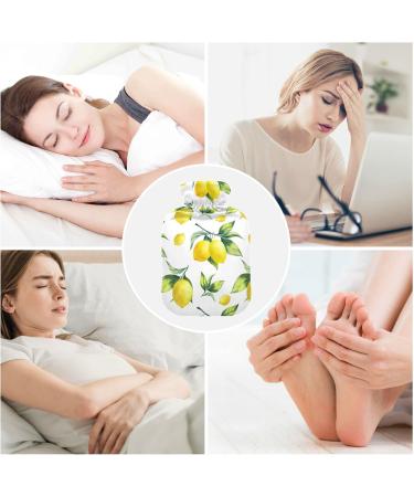 Durable 1L Heat Bottle | Watercolor Lemon Yellow Warm-Up Bag for Pain Relief & Heat Therapy - Buy Online on GoSupps.com