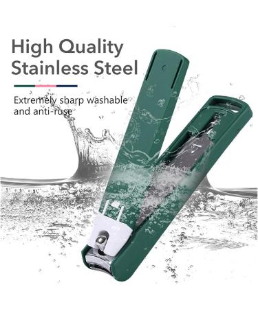 PSGS Nail Clippers with StorageBox Fingernail Toenail Trimmer Manicure Cutter Cuticle Scissors Accessories Pedicure Tool Professional (Color : Blue) - Buy Online on GoSupps.com