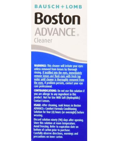 Boston Advance Contact Lens Solution for Gas Permeable Lenses - 4 Pack, 1 Fl Oz - Buy Online on GoSupps.com
