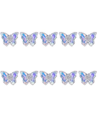 FEIlei 10Pcs Nail Jewelry Zircon Nail Art Rhinestones Nail Decors Crystals Diamond Gems - Buy Online on GoSupps.com