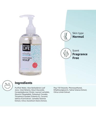 Better Life Unscented Natural Hand & Body Soap â€“ 12 oz | Eco-Friendly & Gentle Clean - Buy Online on GoSupps.com