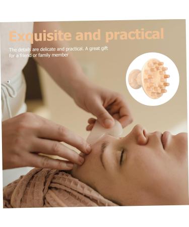 Partykindom Wooden Massage Comb for Kids - Natural Wood Head Massager & Stylist Comb - Buy Online on GoSupps.com