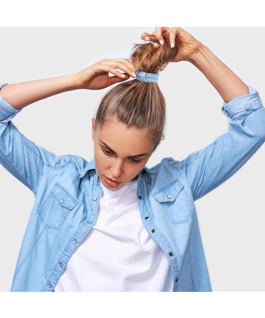 Gygyl 8pcs Mixed Color Hair Ties for Women & Girls - No Damage Elastic Ponytail Holders for Thick Hair - Stylish & Durable Hair Bands (Style 8) - Buy Online on GoSupps.com