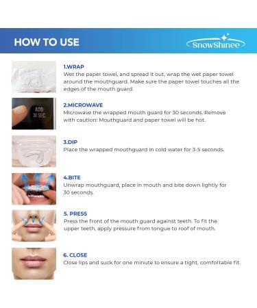 Anti-Grinding Dental Night Guard for Teeth Grinding and Clenching - Custom Fit Mouth Guard for Bruxism - 4 Pack, One Size - Buy Online on GoSupps.com