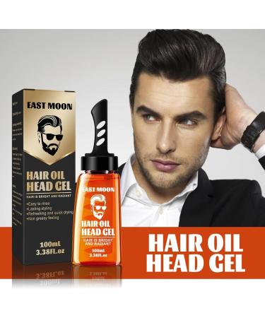 Men's Hair Wax Men's Hair Gel 2 in 1 Hair Wax Gel with Comb Opaque and Strong Hold Non-Greasy Structures and Shapes All Hair Types (100ml 2PC) - Buy Online on GoSupps.com