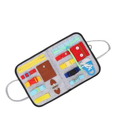Seniors-activity sensor board dementia activities portable sensor board for basic skills with zipper for adults with dementia