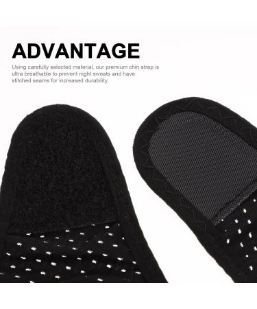 Adjustable Anti-Snoring Chin Strap for Men and Women - Stop Snoring and Improve Sleep Quality - Breathable and Adjustable Design - Black - Buy Online on GoSupps.com