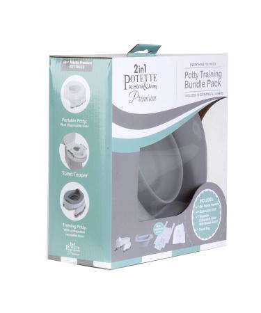 Kalencom Potette Plus Premium Value Bundle (White/Grey) - Buy Online on GoSupps.com