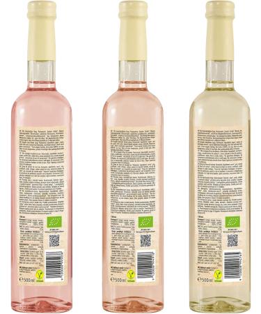 H llinger Bio Sirop Floral Lot de 3 Bouteilles en Verre de 500ml Fleurs de Sureau Rose et Lavande Sirop Biologique Sans Alcool Dilution 1:9 - Buy Online on GoSupps.com