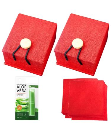 24PCS Chinese Ancient Lipstick Paper Disposable Chinese Lipstick chinese makeup Long Lasting Matte Lipstick Chinese Ancient Lipstick Paper+Aloe lipstick Red