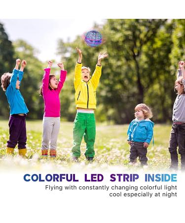 PITKLG 2023 Upgraded Hand Controlled Flying Ball Toy with RGB Led Lights - Safe for Kids and Adults, Blue - Buy Online on GoSupps.com