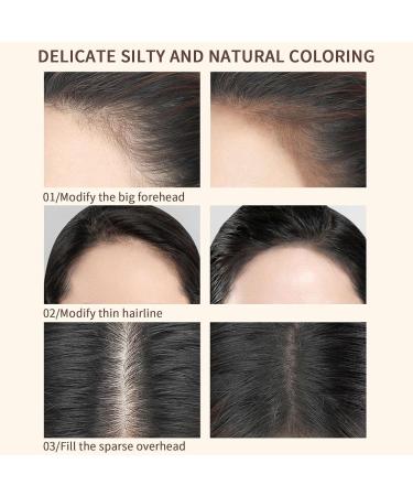 VigCebit Hair Base Powder - Temporary Gray Hair Cover Root Impression & Eyebrow Pencil - Fast & Effective Solution (Black) - Buy Online on GoSupps.com
