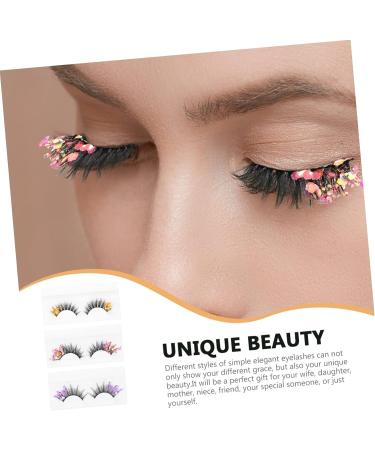 minkissy 6 Pairs Fluorescent False Eyelashes Glitter Lashes Glitter Eyelashes Lashes with Glitter False Lashes Lashes Cosmetic Lashes High-grade Fiber 3d Decorate Dense - Buy Online on GoSupps.com
