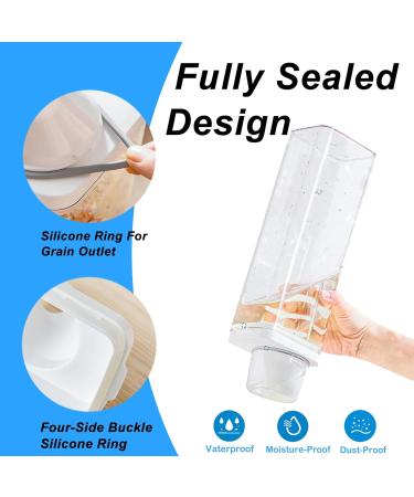 Airtight Detergent Dispenser with Measuring Cup Laundry Detergent Washing Powder Storage Box Washing Powder Container Storage Bucket Detergent Box for Soft Washer (1900 ml) - Buy Online on GoSupps.com