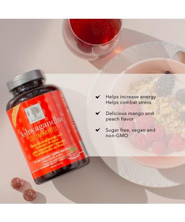 New Nordic Ashwagandha Gummies - Dietary Supplement for Stress Relief & Energy Support - Sugar-Free Non-GMO Gluten-Free & Dairy-Free - 60 Vegan Gummies 1 - Buy Online on GoSupps.com