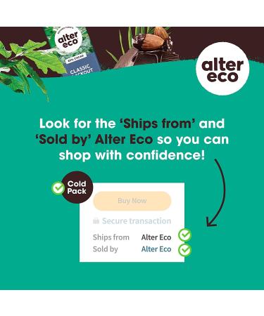 Alter Eco Organic Dark Chocolate Almond Butter Bombs 3.8 oz - Guilt-Free Snack - Buy Online on GoSupps.com
