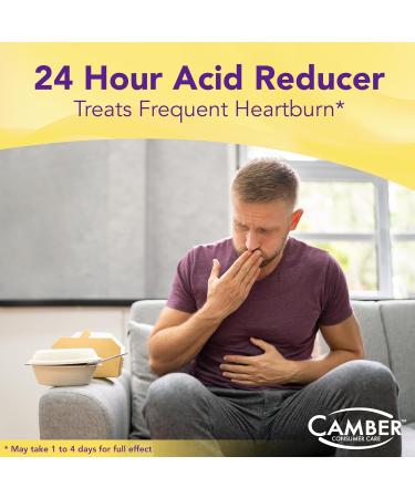 Camber Esomeprazole Magnesium USP 20mg Delayed Release Capsules Treats Frequent Heartburn (42 Count) - Buy Online on GoSupps.com