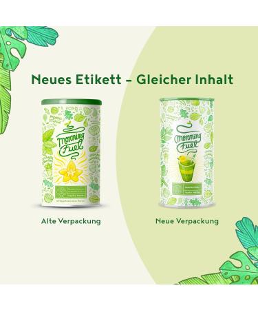 Morning Fuel Vanilla Matcha Shake - Nutrient-Rich Protein Powder with Sprouted Seeds Quinoa & Almonds for Healthy Breakfast | 600g - Buy Online on GoSupps.com