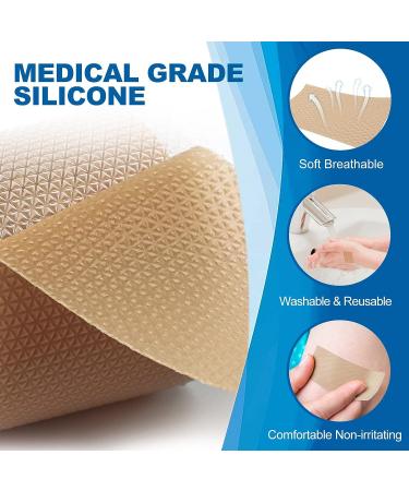 Scar Away Silicone Scar Sheets - 1.6 x 60 Roll - Surgical, C-Section, Keloid, Tummy Tuck, Burn, Stretch Marks - Reusable Scar Removal Strips - Buy Online on GoSupps.com