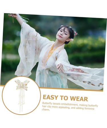 minkissy Wedding Hair Accessories Hair Clips Barrettes for Women 90s Accessories for Women Hair Butterflies Fairy Hair Accessories Wedding Hair Clip Girl Hair up Plastic Butterfly Clip - Buy Online on GoSupps.com