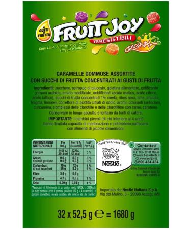  Nestl Nestl | Fruit Joy Gummy Candy - 32 pieces (1600g) - Buy Online on GoSupps.com