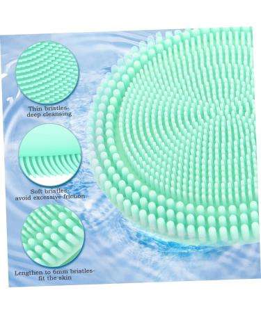 POPETPOP 1pc Facial Cleanser Face Cleaning Tool Silicone Face Brush Facial Brush Skin Cleansing Silicone Facial Cleaner Face Wash Brush Face Cleansing Brush Electric Silica Gel Scrubber 10.8X6cm - Buy Online on GoSupps.com