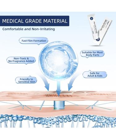 Silicone Scar Gel Cream for Face & Body | Advanced Treatment for Old & New Scars Stretch Marks Burns & Surgery - 30g (1.06 Oz - Buy Online on GoSupps.com