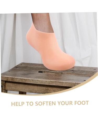 4 Pairs Exfoliating Moisturizing Socks Heel moisturizing Socks Dry feet Socks Heel Socks for Dry Cracked Socks for Foot Overnight Moisture Socks Beauty Socks Girl sebs Women's spa - Buy Online on GoSupps.com