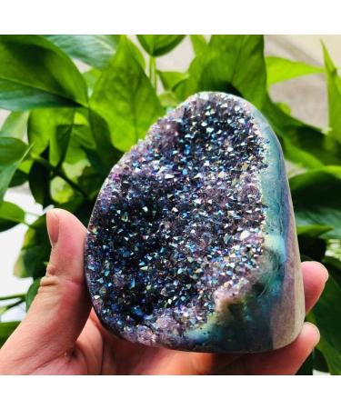 Natural Crystal Rough Home Decoration 310 g-1500 g Natural Halo Colorful Amethyst Quartz Crystal gem geode Cluster for Display 1 Piece Stones (Color : 970g-1070g 1pc) - Buy Online on GoSupps.com