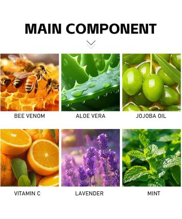 Bee Venom Joint Cream for Knees & Joint Support Fast Absorbing Non-Sticky Formula with Vitamin C Aloe Vera for Soothing Comfort (1.411OZ) 1.411 Ounce - Buy Online on GoSupps.com