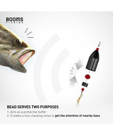 Booms Fishing CRR Carolina Ready Rigs 5pcs Kit - Bass Fishing Saltwater Brass Pre Rigged Carolina Rigs with Bullet Weights and Carolina Keeper - 4 Sizes Available (1/4oz, 1/2oz, 3/4oz, 1oz) - Black_1/2oz_5pack - Buy Online on GoSupps.com