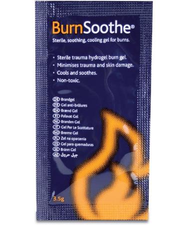 Reliance Medical Burnsoothe/Reliburn Burn Blot Sachet - Sterile Non-Toxic Cooling Gel for Burns - 25 Count Pack - Buy Online on GoSupps.com