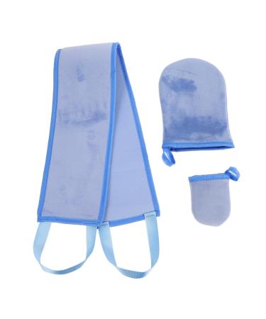 Beatifufu 1 Set Sun Cream Lotion Tanning Mitt Applicator Tanning Mitten Applicator Tanning Finger Glove Applicator Back Applicator for Tanning Self Tan Flocking Sunscreen
