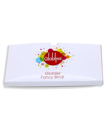 Globliss 6 Pack Indian Bindis Face Gems Sticker Set - 18 Long Forehead Stickers in Silver, Golden & Colorful Hues - Buy Online on GoSupps.com
