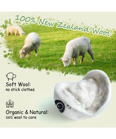 Buy 100% Natural Wool Dryer Balls | Reusable Eco-Friendly Laundry Solution - 6 Pack | International Shipping Available - Buy Online on GoSupps.com