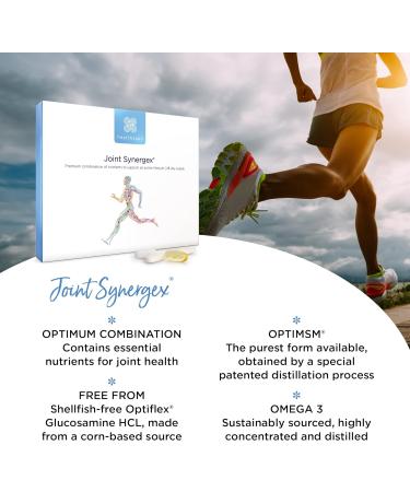 Healthspan Joint Synergex | 28 Day Supply | Optiflex Glucosamine, Chondroitin & Omega 3 | Supports Joint Health with OptiMSM, Bromelain & Molybdenum - Buy Online on GoSupps.com
