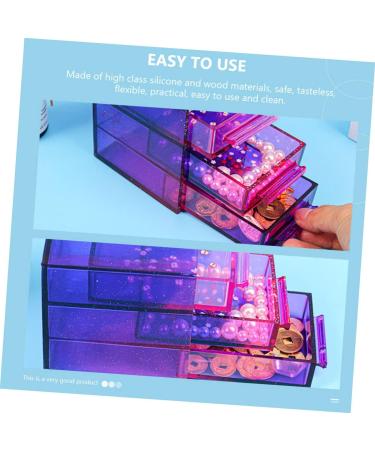 STOBOK 1 Set Storage Box Mold Silicone Molds Diy Making Tool Diy Mold Craft Accessories Crafts Manual - Buy Online on GoSupps.com