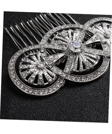 POPETPOP Bridal Headpiece Rhinestone Hairpin Bridal Headdress Bridal Hair Comb Bride Hair up Wedding - Buy Online on GoSupps.com