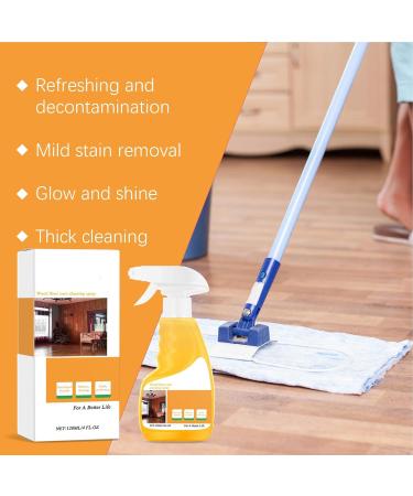 Fovolat Cleaner For Wood Floors | All Purpose Cleaner Hardwood Floor Polish 120ml Floor Polisher Mist All Purpose Cleaner Household Supplies for Floor Brightening  - Buy Online on GoSupps.com