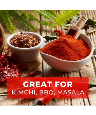 Szechuan Chili Powder 16oz - Medium Hot Crushed Red Pepper Flakes for Kimchi, Chili Oil & Stir-fry - 1LB Bulk Spice Seasoning for Pizza, Salads, BBQ & Tacos - Buy Online on GoSupps.com
