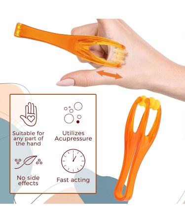 Buy 2 Partial Acupressure Finger Roller Massagers - Wrist Scooter for Pain Relief | Ideal Hand Massager for Musicians Gamers & Computer Users - Fast International Shipping - Buy Online on GoSupps.com