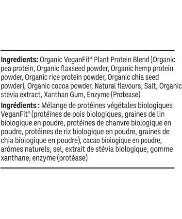 LeanFit Organic Plant-Based Protein Chocolate 4.4lbs (65 servings) - Buy Online on GoSupps.com