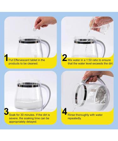 Water Bottle Tablets Cleaning All Purpose Cleaner Tablets - Tea Stain Remover with Oxygen Factor and Extended Service Life Tumbler Cleaner Tablets for Travel - Buy Online on GoSupps.com