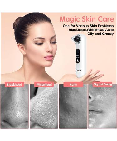 HD Blackhead Remover Pore Vacuum with Camera | Rechargeable Facial Cleaner for Women/Men | 4 Tips Included - Buy Online on GoSupps.com