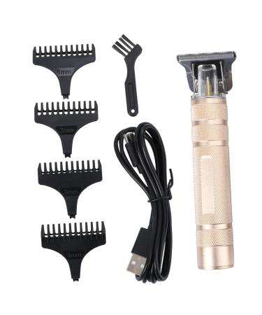 minkissy Mens Trimmers Hair Trimmer for Men Cordless Men's Hair Trimmer Cordless Hair Trimmer Hair Edgers for Men Electric Hair Trimmer Electric Haircut Supplies Hair Cutting Tool Fader Man 14.5X4.2X2.5cm Golden