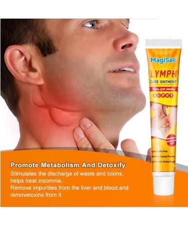TUITUII Lymph nodes herbal detox cream lymph care ointment lymph drainage massage cream lymph antiswelling herbal ointment massage eliminates lymph enlargement suitable for all skin types 20 g - Buy Online on GoSupps.com