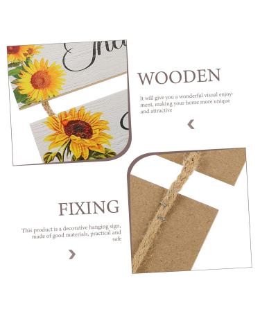 ABOOFAN Sunflower Wood Listing Ornament Wall Decorations Sunflower Decor for Bedroom Wooden - Buy Online on GoSupps.com