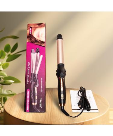 Hair Straightener & Curling Iron 2-in-1 | Adjustable Temps Auto Shut Off Lightweight Design - Shop Now for International Shipping - Buy Online on GoSupps.com
