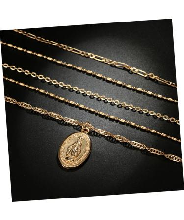 Yardenfun 5 J Necklace for Women Womens Necklace Lady Necklace Choker Necklace Collar Gem Miss Golden Necklace - Buy Online on GoSupps.com