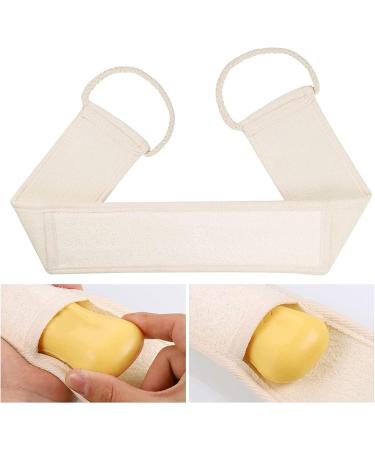 Natural Loofah Sponge Back Washer | Exfoliating Back Scrubber for Men & Women | Body Care & Shower Massage - Buy Online on GoSupps.com